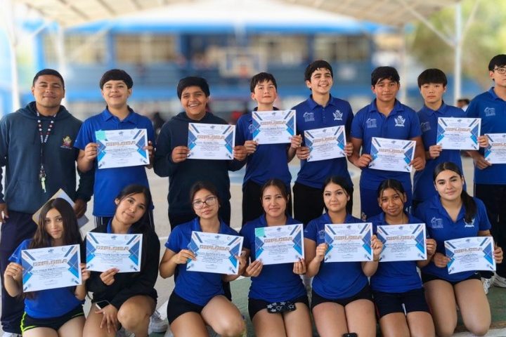 Primer lugar en el Torneo de Handball de la Zona Escolar XXIX