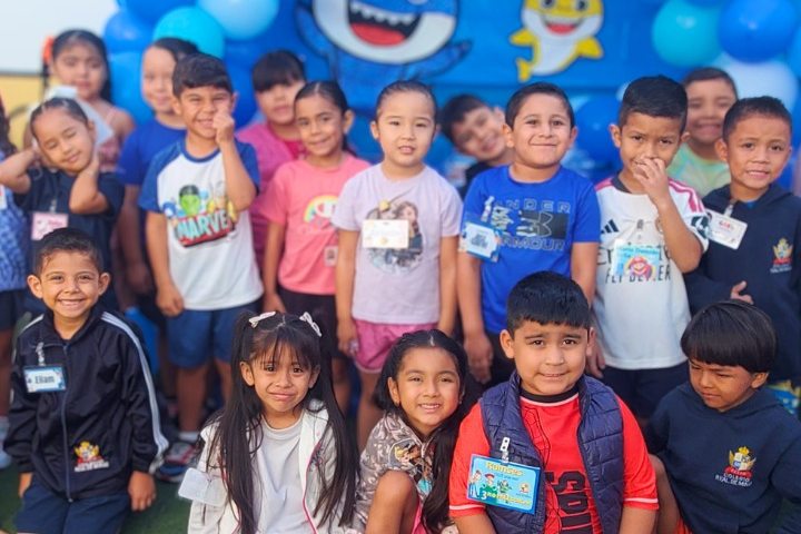 Grupo de Preescolar en la bienvenida del ciclo escolar